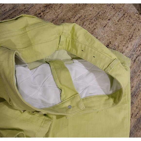 Lot of 3 Christopher Banks Size 12 Pants & Capri Blue Green White Stretch - Picture 9 of 16